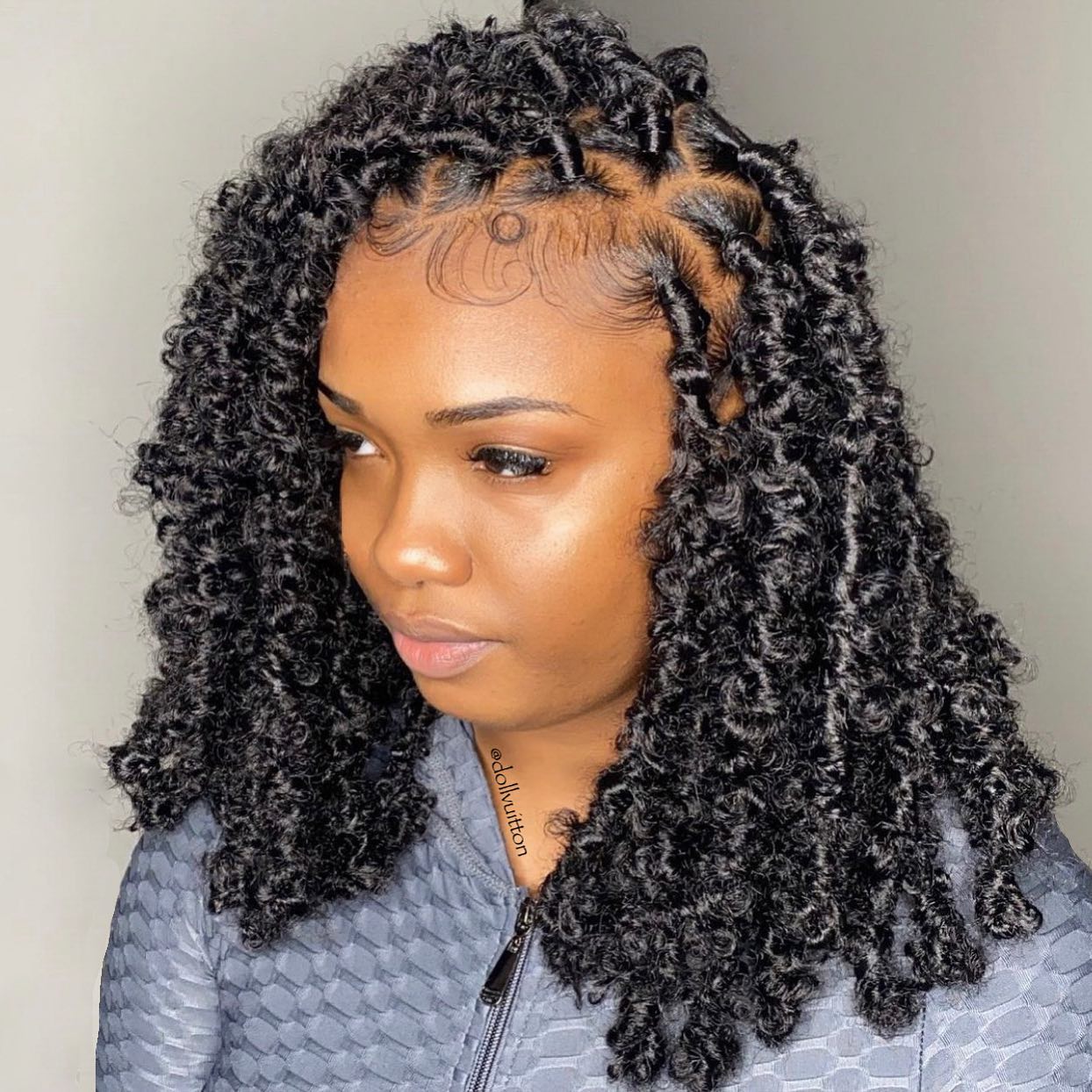 Butterfly locs bob